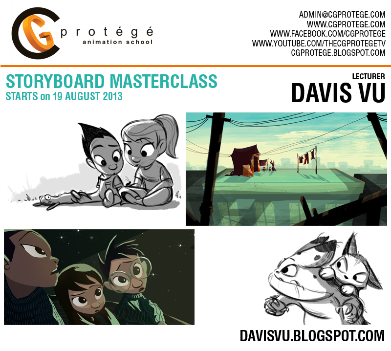 CG Protege Animation School presents Storyboard Masterclass DAVISVU_FORUMS