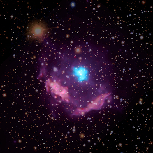 Kes 75: Milky Way's Youngest Pulsar Exposes Secrets of Star's Demise Kes75_w11