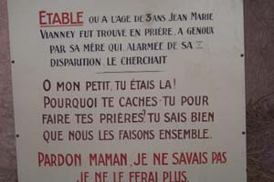 le cure d ars Marie du 65 - Saint Jean-Marie Vianney - Le Curé d'ars Marie%20Vianney%20le%20retrouve%20dans%20la%20grange