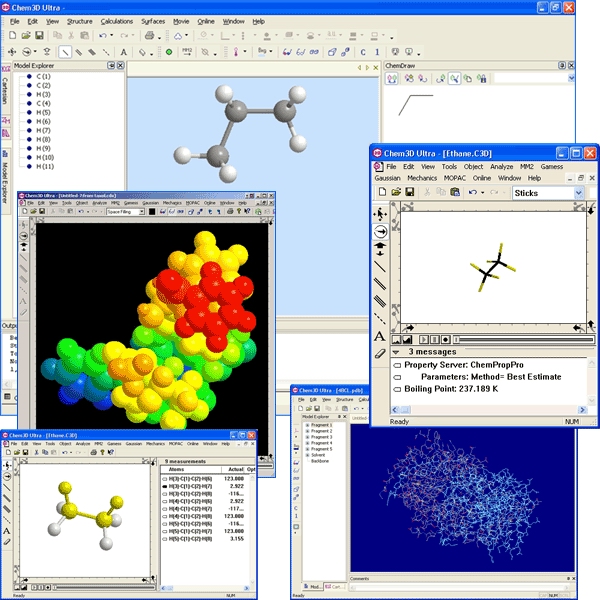 CHEM 3D Phần mềm biểu diên phân tử hóa học! Chem3d