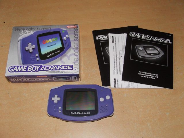 NINTENDO - Gameboy Advance / Advance SP / Micro GBA_CONSVIOLET_BOXED