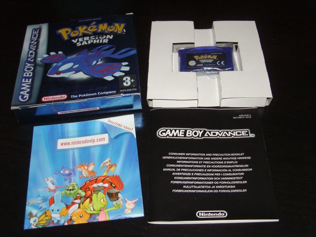 NINTENDO - Gameboy Advance / Advance SP / Micro GBA_POKESAPHIR_PAL