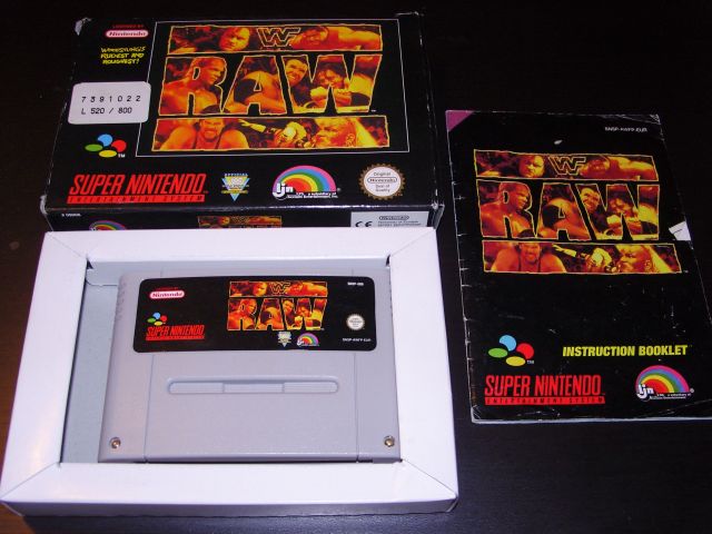 NINTENDO - Super Nintendo PAL SNES_WWFRAW_PAL