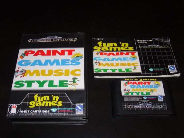 SEGA - Megadrive PAL MD_PAINTGAMESMUSICSTYLE_PAL