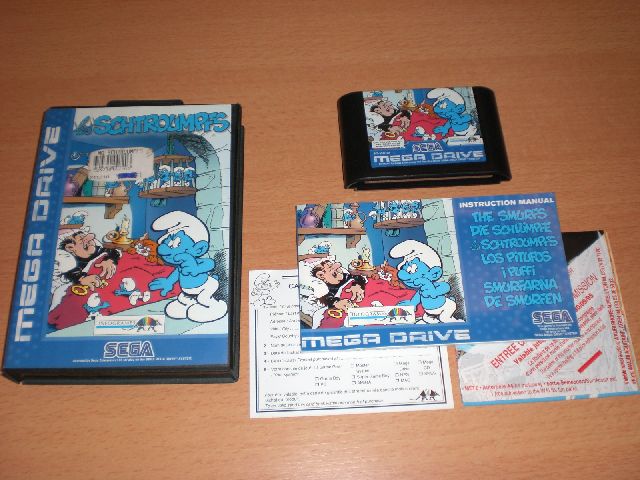 SEGA - Megadrive PAL MD_SCHTROUMPHS