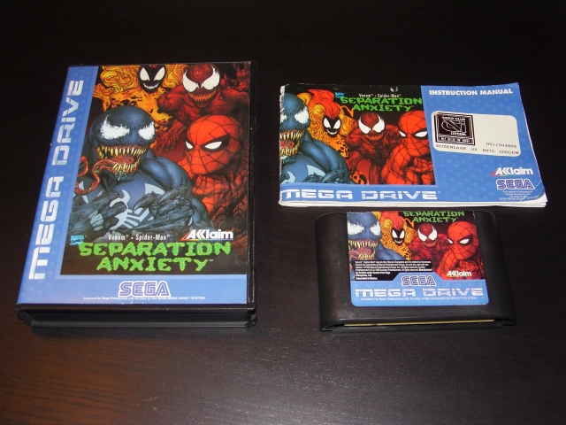 SEGA - Megadrive PAL MD_SPIDERMANSEPARATIONANXIETY_PAL