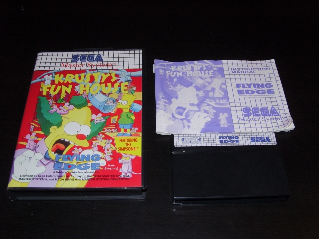 SEGA - Master System PAL MS_KRUSTYSFUNHOUSE_PAL