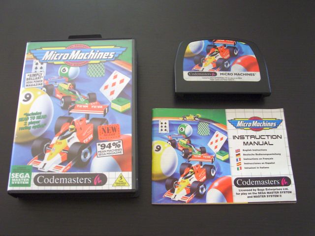 SEGA - Master System PAL MS_MICROMACHINES_PAL