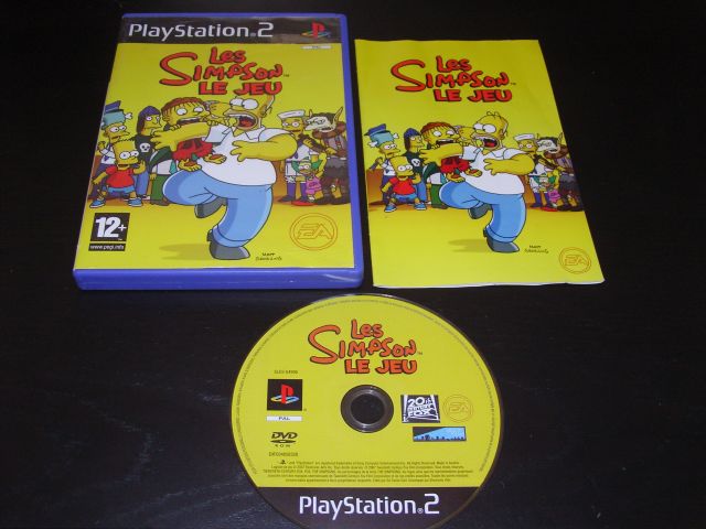 ARRIVAGE : Du jour ou de la veille ! [OLD] - Page 20 PS2_LESSIMPSONLEJEU_PAL