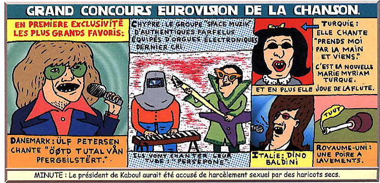 le topic des strips Eurovision