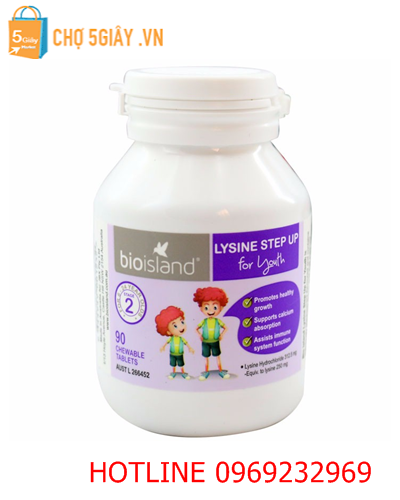 Dịch vụ cho mẹ và bé: BIO ISLAND LYSINE STEP UP FOR YOUTH SỐ 2 CỦA ÚC 90 VIÊN Untitled(5)