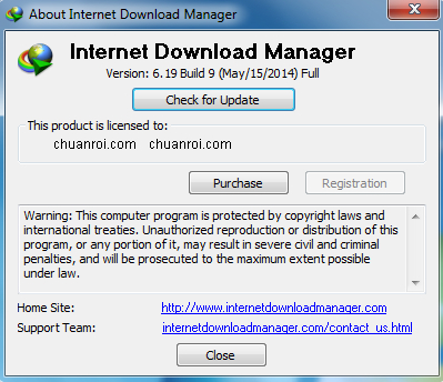 Bản cập nhật mới nhất ngày 16/05/2014  IDM 6.19 Build 9 full vĩnh viễn Idm-619-build-9