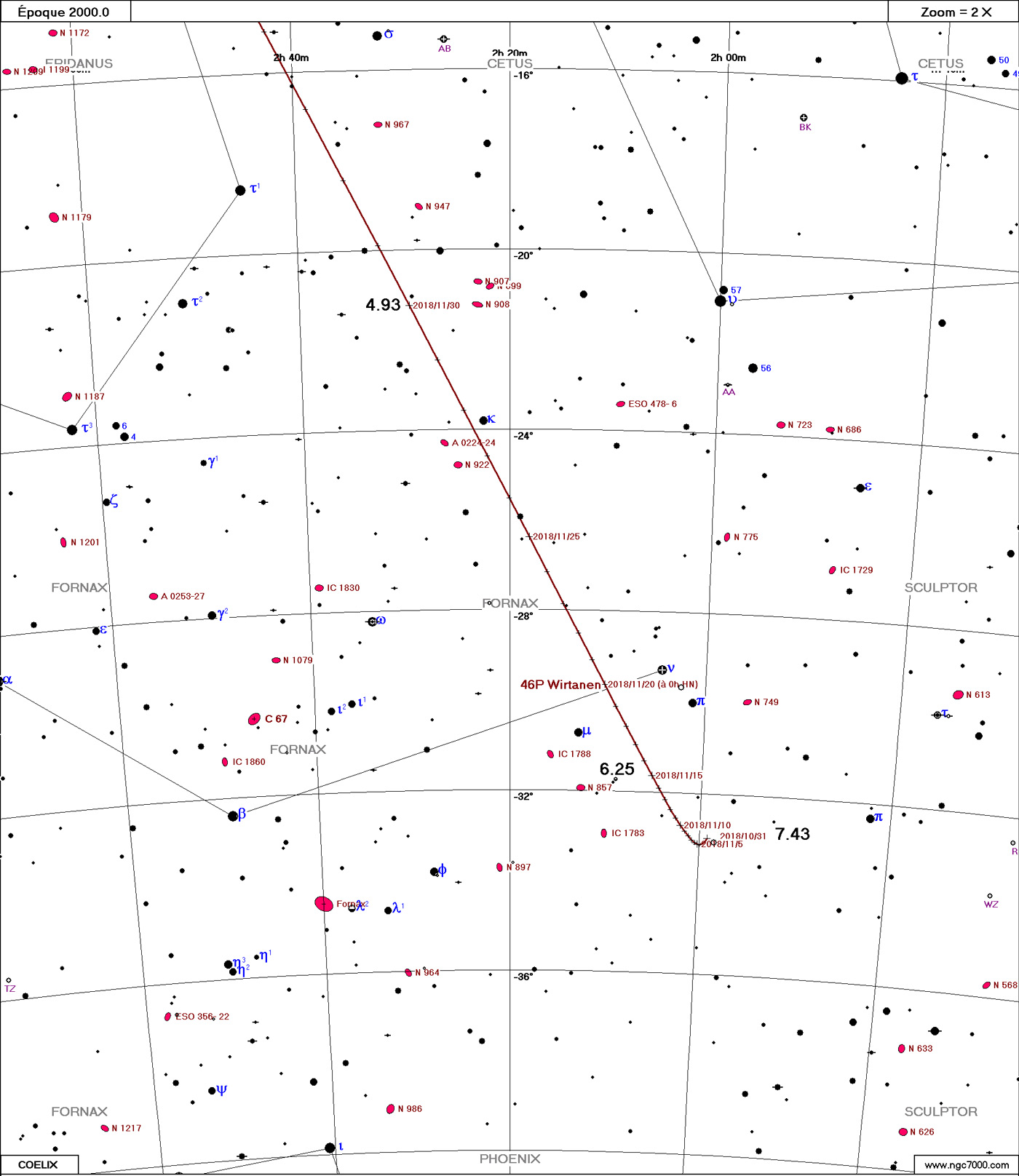 Comète 46P/Wirtanen Wirtanen11