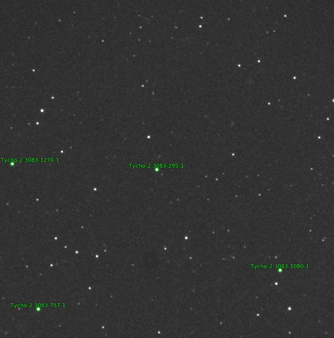 Transit de l’exoplanète WASP148b le 26/06 Astrometrie