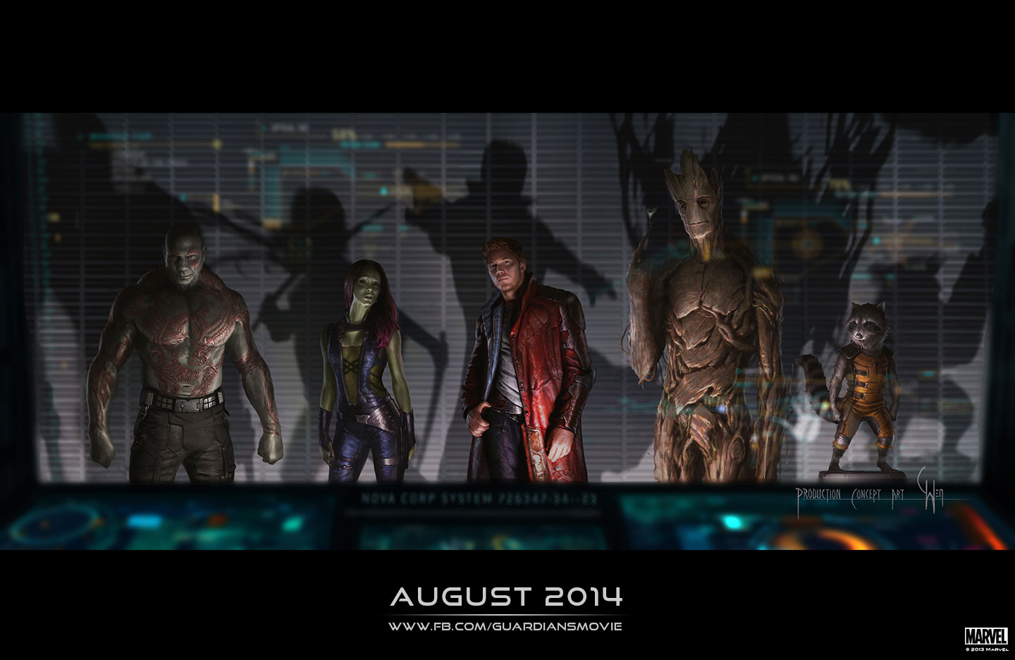 AVENGERS 2 dévoile son titre + Nouvel artwork pour GARDIENS DE LA GALAXIE Guardians-of-the-Galaxy-New-Artwork-HR