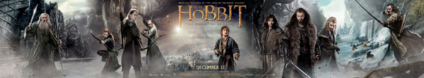 Bannière pour LE HOBBIT : LA DÉSOLATION DE SMAUG Banniere-Hobbit-2-600