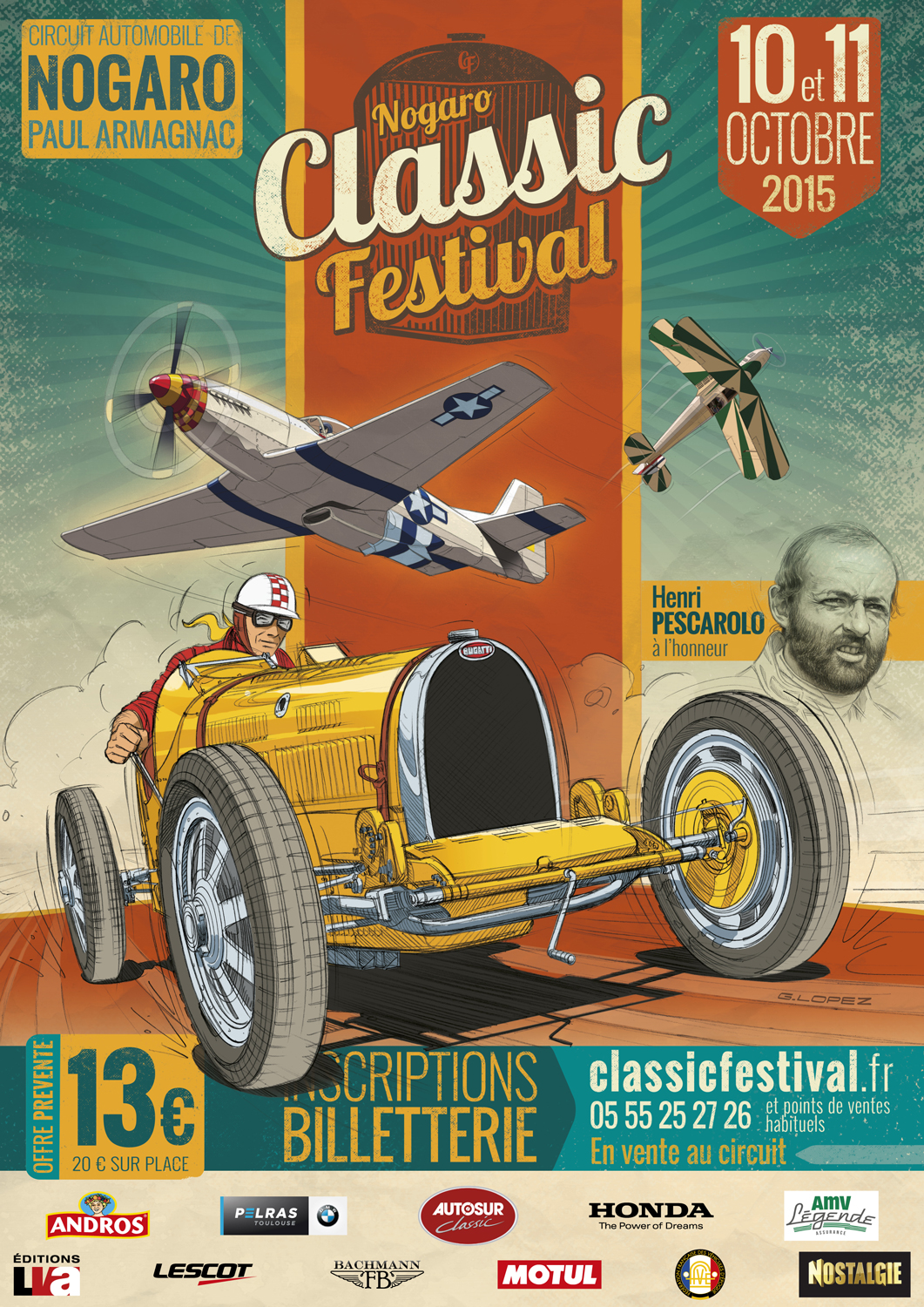Nogaro Classic Festival CF15-Affiche