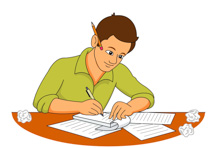  GÁNH GỒNG TN_writer-with-crumpled-paper-clipart