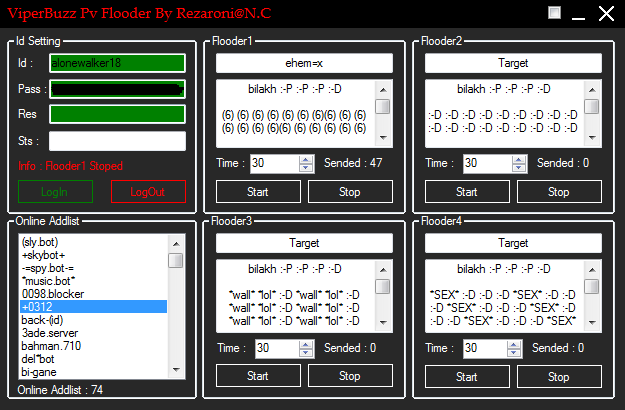 ViperBuzZ PV Flood V1.00 Pv2