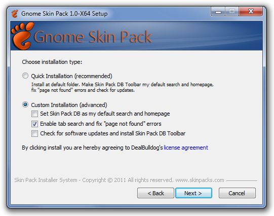 Biến Windows 7 thành Linux với Gnome Skin Pack Gnome-Skin-Pack-1.0-X64-Setup