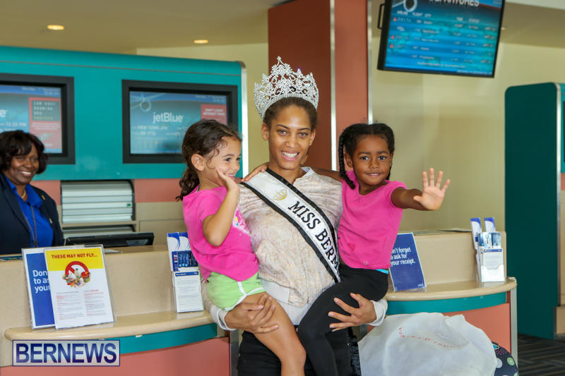 ♚♚♚ MISS WORLD 2014 COVERAGE ♚♚♚ - Top 5 Challenge Event Announcements Miss-Bermuda-at-Airport-November-17-2014-1-2