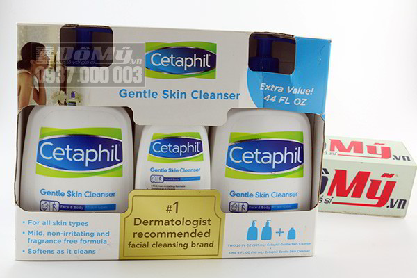 Nước hoa, mỹ phẩm: BỘ SỮA DƯỠNG THỂ DƯỠNG ẨM CETAPHIL MOISTURIZING LOTION CỦA CANADA Set-cetaphil