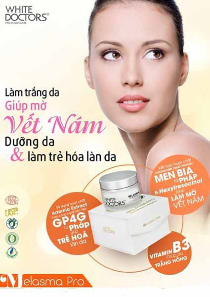 Nước hoa, mỹ phẩm: KEM TRỊ NÁM THỂ NẶNG WHITE DOCTORS MELASMA PRO Kem-tri-nam-tan-nhang-white-doctors-melasma-pro-1