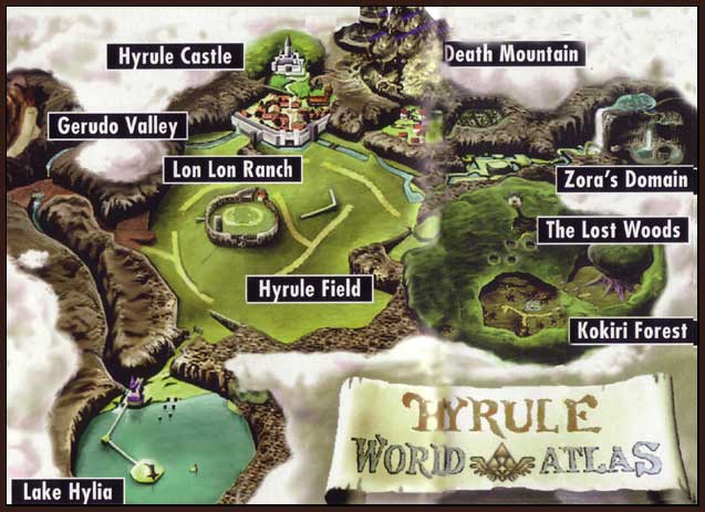 Carte d'Hyrule Hyrule