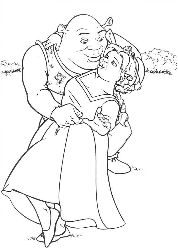 coloriage SHREK 6