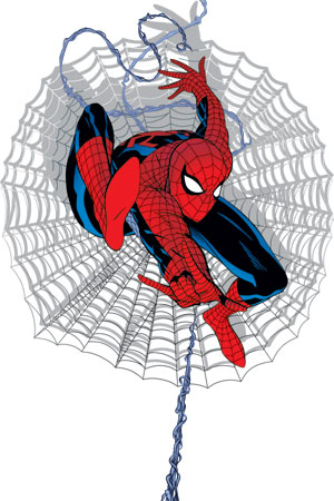 Los trajes de superheroes Michael_golden_heroes_convention_2007_classic_spiderman