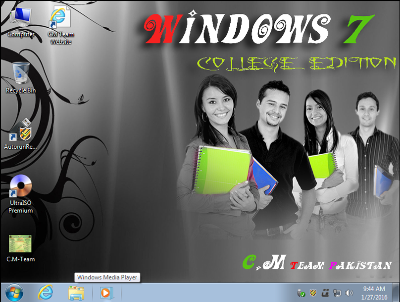 [Win] Windows 7 x64 College Bit Edition Service Pack 1 Lite 2017 By CM Team Windows-7-College-Edition-Lite-Destop-64-Bit-By-C.M-Team