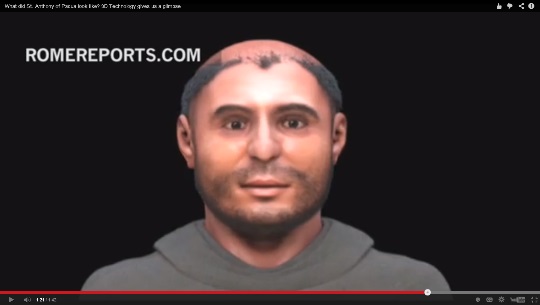Thánh Anthony Padua trông như thế nào? Công nghệ 3D cho chúng ta một cái nhìn thoáng qua AnthonyPadua