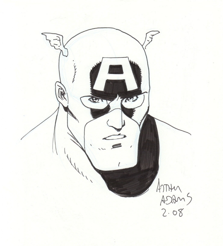 Paris Comics Expo 2016 ARTHUR%20ADAMS-CAPTAIN%20AMERICA%20head%20sketch_sm