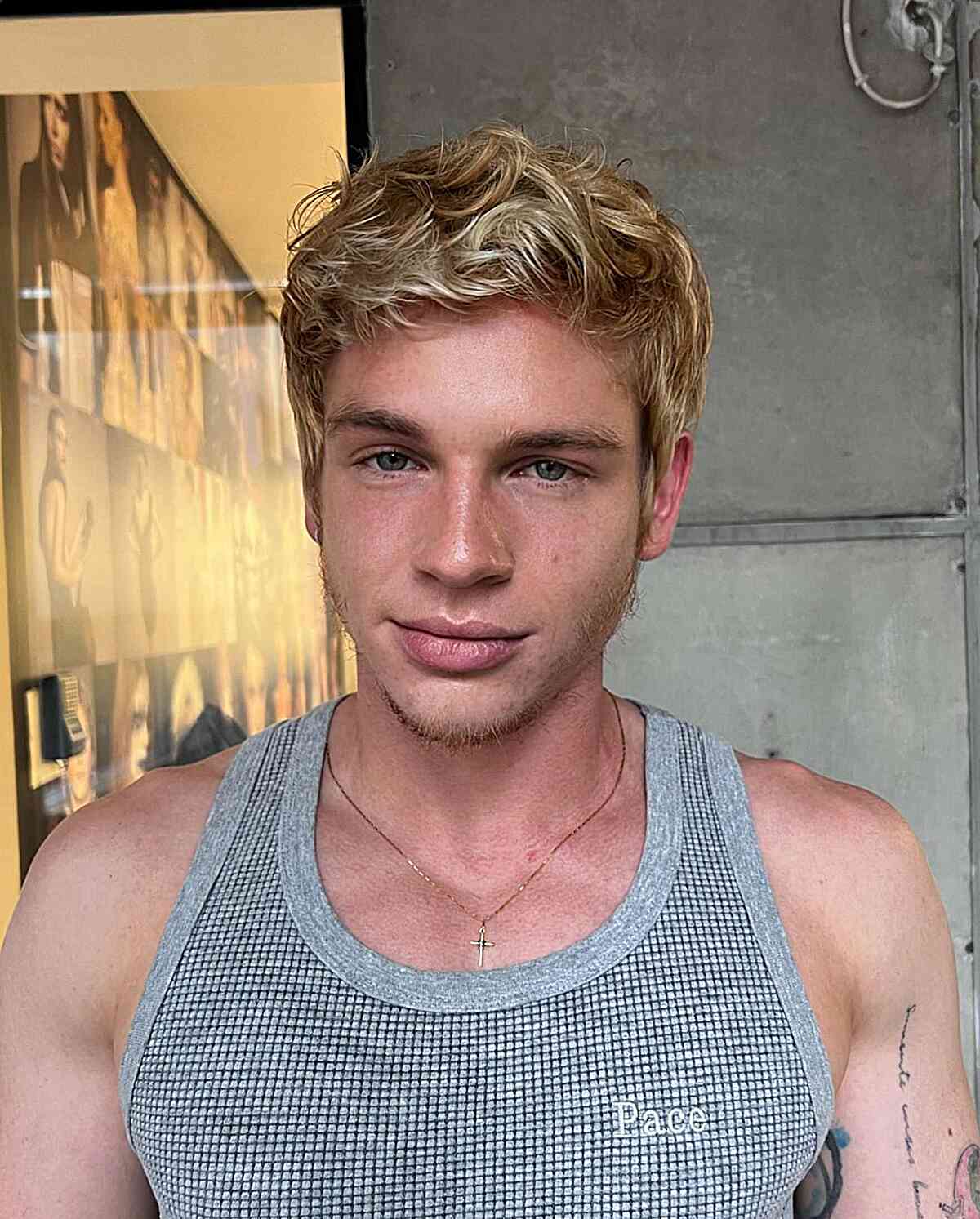 Boarding school {remake} Golden-blond-hair-color-for-a-man