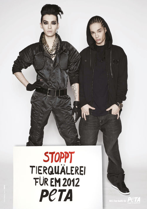 promiflash.de - Bill e Tom Kaulitz lutam contra a crueldade animal  Tokio-hotel-kaempfen-gegen-tierquaelerei