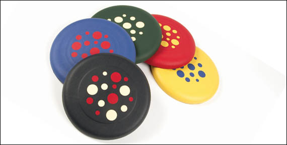     Leather-frisbees