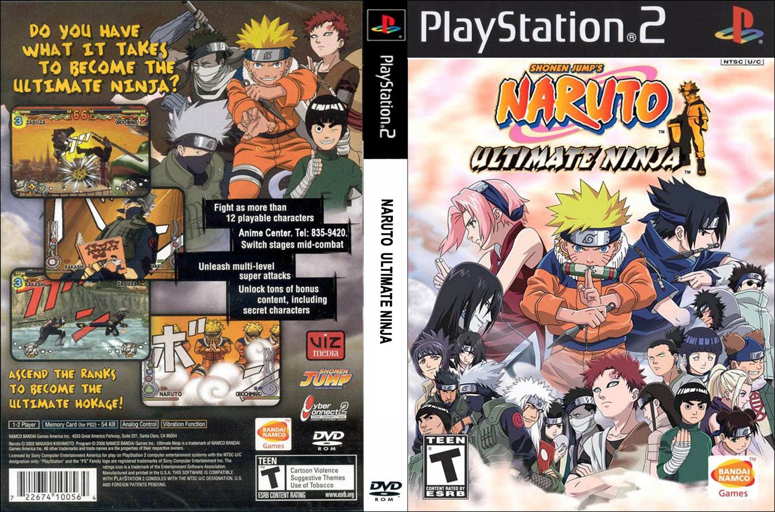 [PS2] Naruto - Ultimate Ninja 1 Oxb4txzd