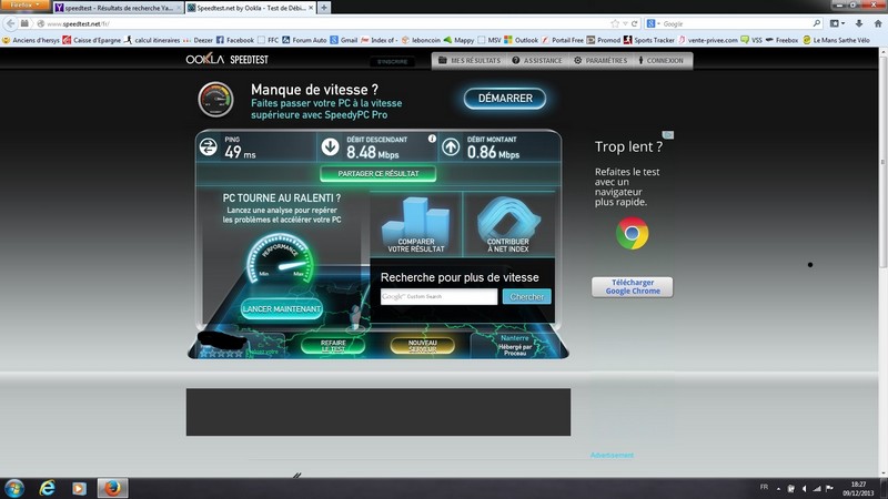 retour sur vos FAI - Page 2 Speedtest