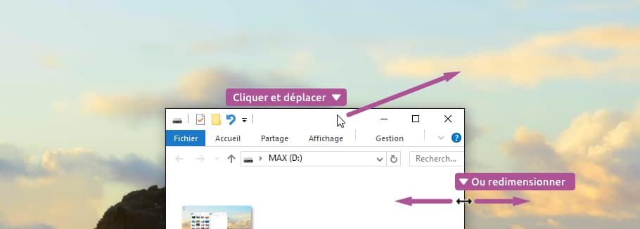 Le Glisser/Déposer Deplacer-redimensionner-fenetre-windows