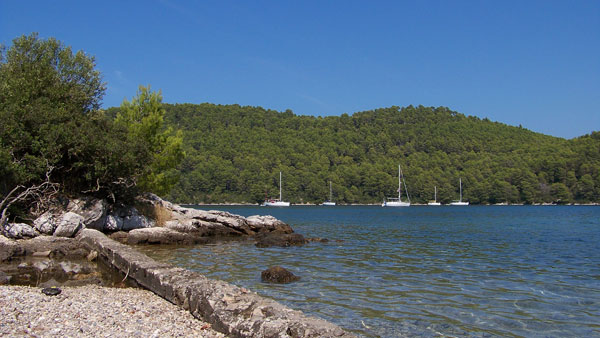 Mon voyage en Croatie ^^ Mljet-polace-plage1