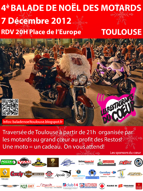 Balade de Noël 2012 à TOULOUSE - 4 ème édition 07/12 Affiche%202012Baladeperenoel