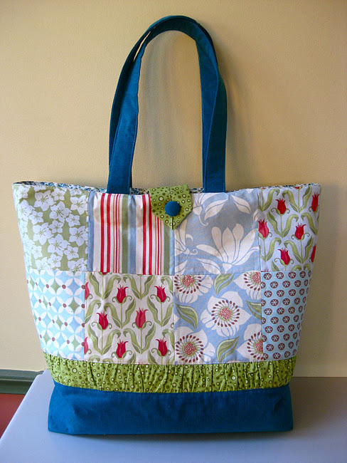 Pačvork: umetnost 'na parčiće' Patchwork-bag-tutorial