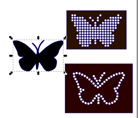 [Inkscape] Vidéo Créer facilement des gabarits pour Strass  Papillon