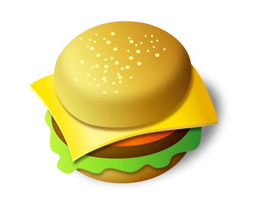 50 Illustrator Tutorials To Create High Quality Icons Burger