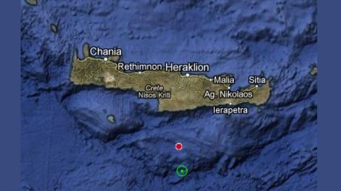 "Ταρακουνήθηκε" η Κρήτη - Σεισμική δόνηση στα νότια του νησιού Seismos-2fevrouarioub__main