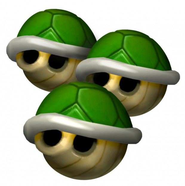 As Armas Mais Bizarras Dos Jogos De Videogame Mario-turtle-shell-620x625