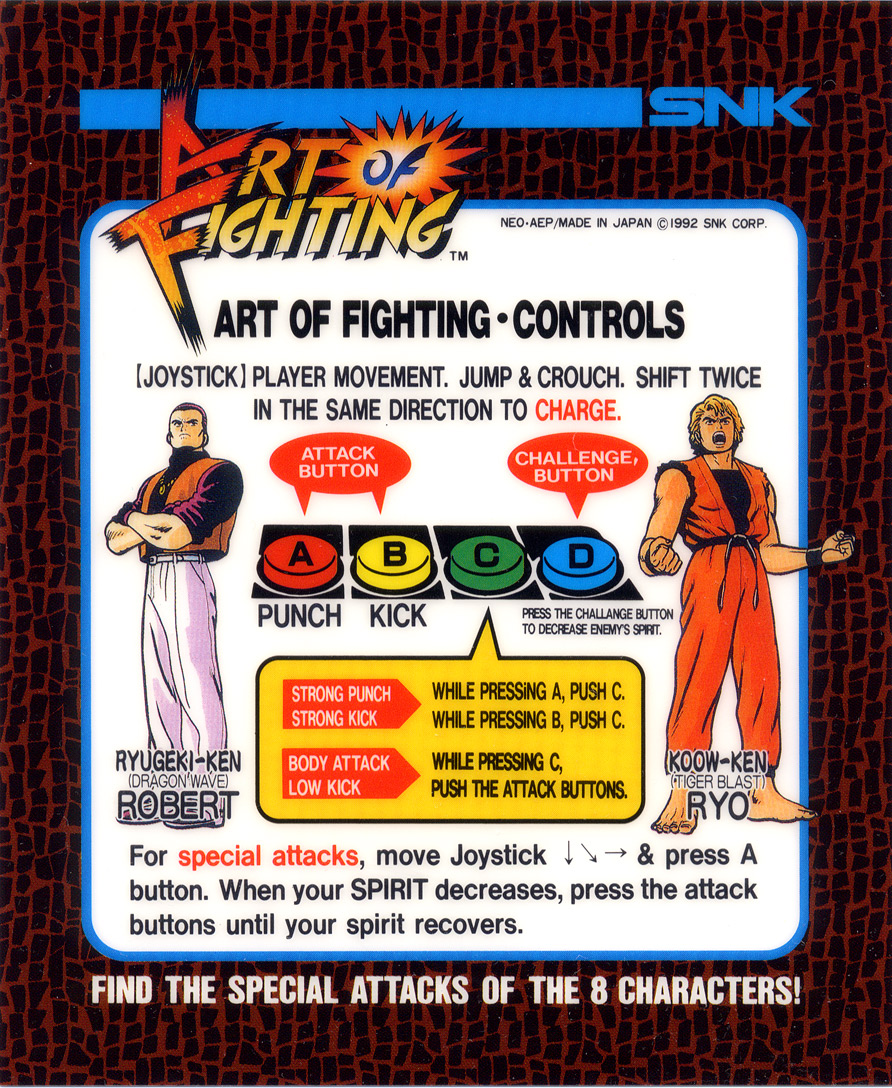 Retro Review: Art of Fighting Art-of-Fighting-criticsight-calcomania-movimientos