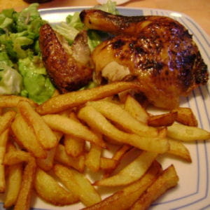 Note l'aliment sur /10 - Page 5 Poulet-moutarde-miel-frites-belges-771421