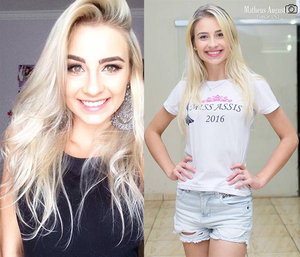 candidatas a miss parana universe 2016, final 9 de julho. Assis-Chateaubriand-Ellen-Wilkom-Worchinski