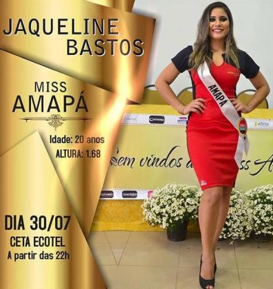 candidatas a miss amapa universo 2016, final 30 de julho. Amapa-Jaqueline-Bastos-397x420